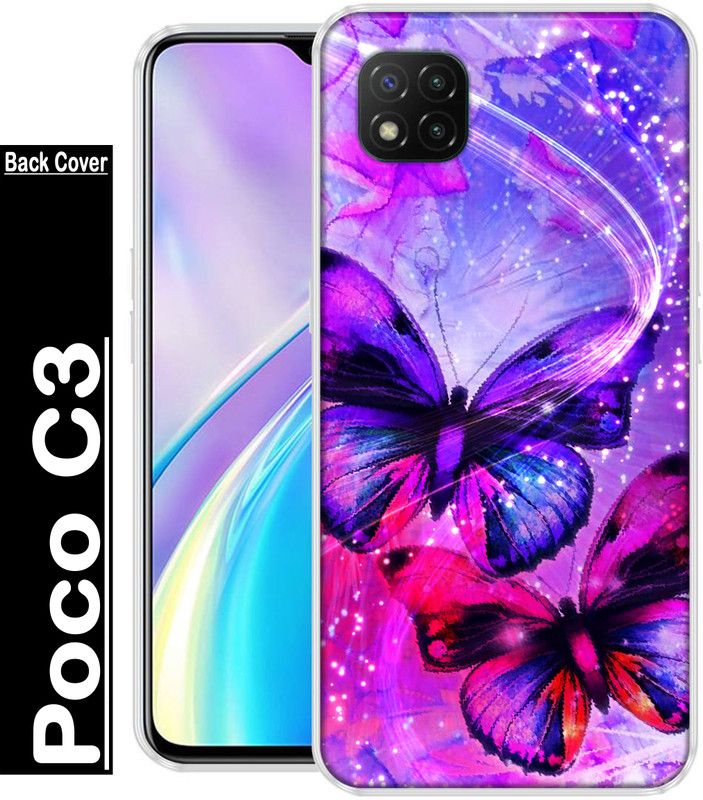KUDI Back Cover for Redmi C3  (Multicolor, Grip Case, Silicon)