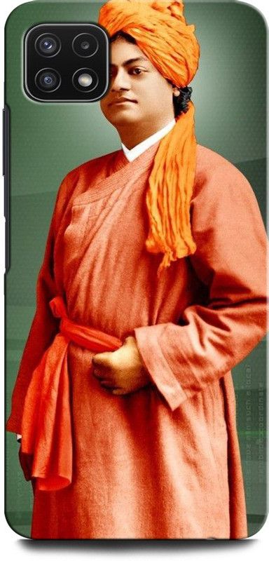 GRAFIQE Back Cover for SAMSUNG Galaxy A22 5G SWAMI VIVEKANAND, INDIAN MONK, YOGA GURU  (Multicolor, Shock Proof, Pack of: 1)