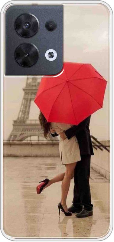 Case Club Back Cover for oppo reno8 5g  (Beige, Grip Case, Silicon, Pack of: 1)