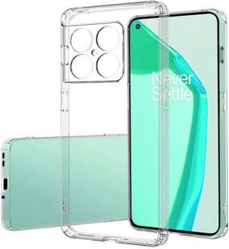 Mascot Max Back Cover for OnePlus 10 Pro  (Transparent, Flexible, Silicon)