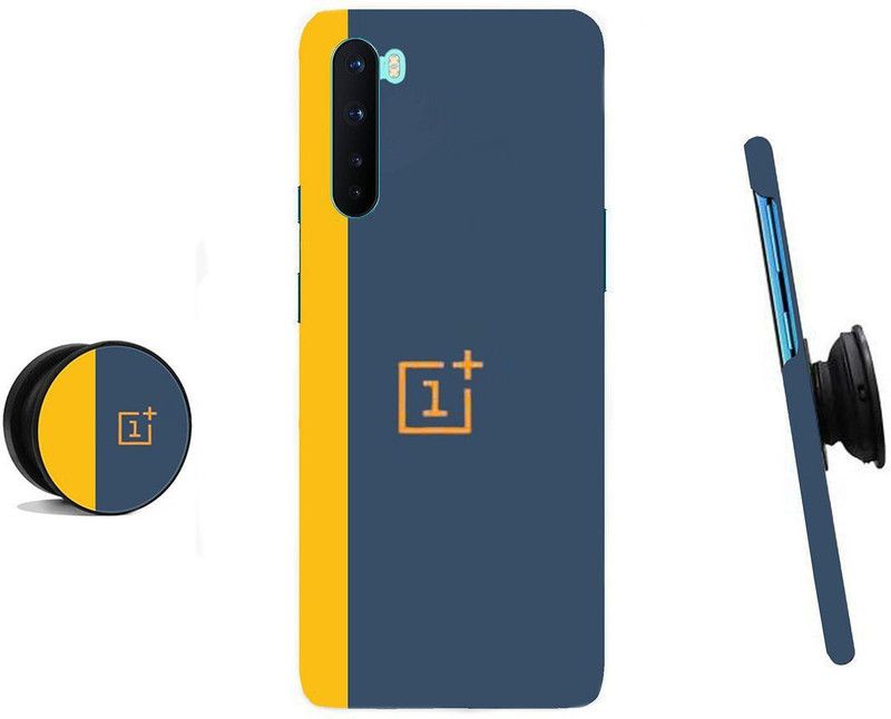 ZAPPY Back Cover for OnePlus Nord  (Blue, Yellow, Cases with Holder)