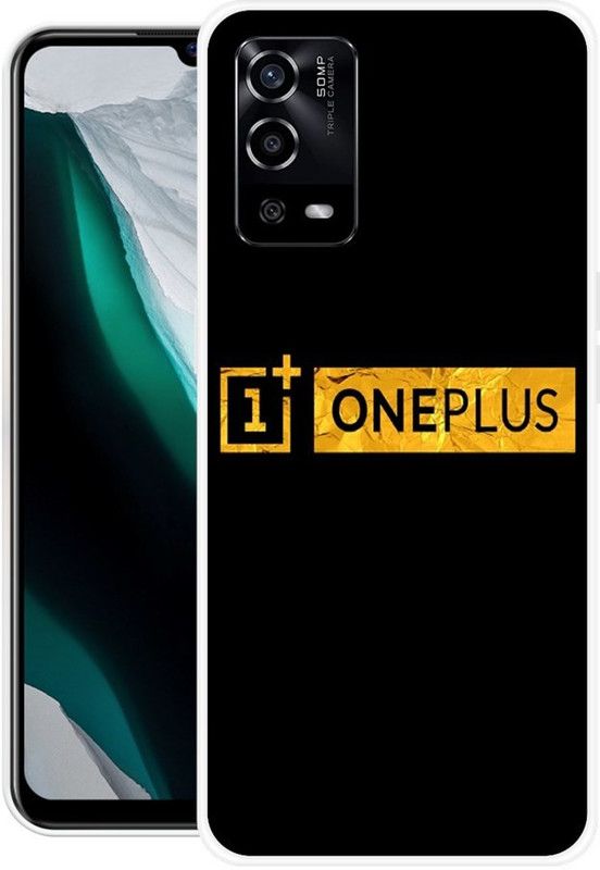 Looy Back Cover for Oppo A55 4G  (Gold, Flexible, Silicon, Pack of: 1)