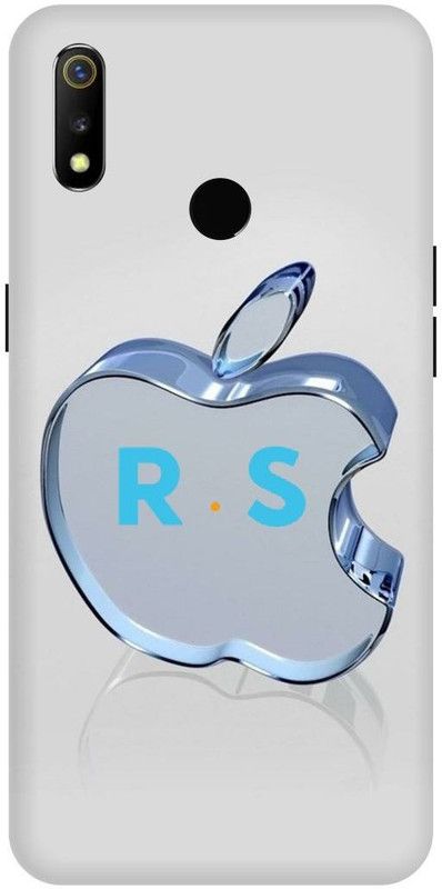 THESTONEWELL Back Cover for REALME 3 R WORD S LETER APPLE IPHONE  (Multicolor, Waterproof, Pack of: 1)