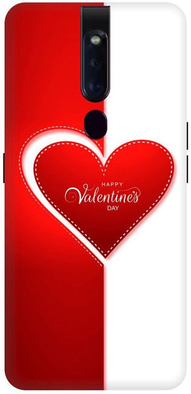 THESTONEWELL Back Cover for OPPO F11 PRO valentineday happy gril and bioy love story  (Multicolor, Waterproof, Pack of: 1)