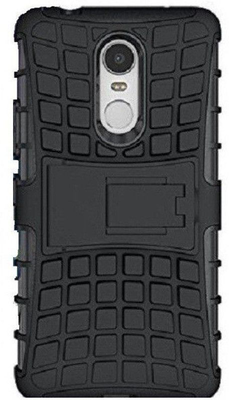 CASE CREATION Back Cover for Mi Redmi Note 4  (Black, Shock Proof, Pack of: 1)