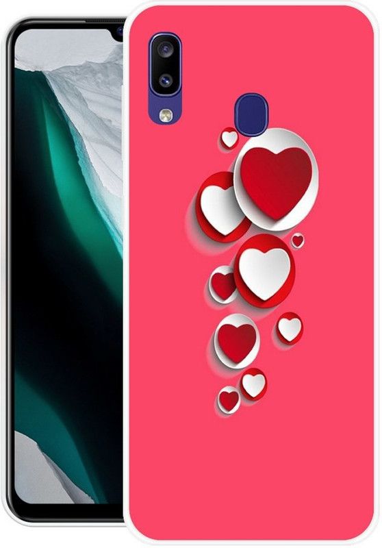PictoWorld Back Cover for Samsung Galaxy M10S  (Pink, Grip Case, Silicon, Pack of: 1)