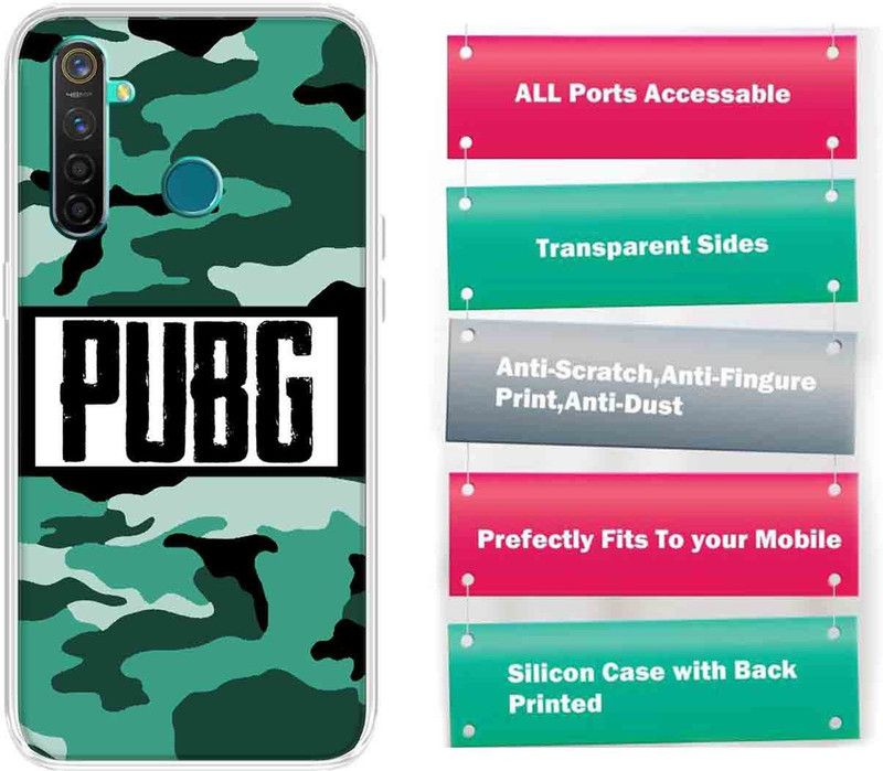 SWAGMYCASE Back Cover for Realme 5 Pro  (Multicolor, Silicon, Pack of: 1)