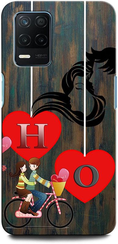 ORBIQE Back Cover for Realme 8 5G HO, H LOVE O, O LOVE H, H LETTER, O LETTER, HO NAME  (Multicolor, Hard Case, Pack of: 1)