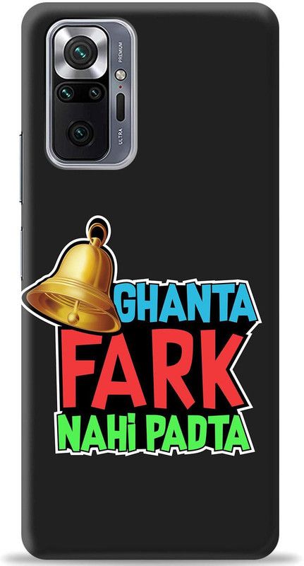 Loffar Back Cover for Mi Redmi Note 10 Pro  (Black, Shock Proof, Pack of: 1)