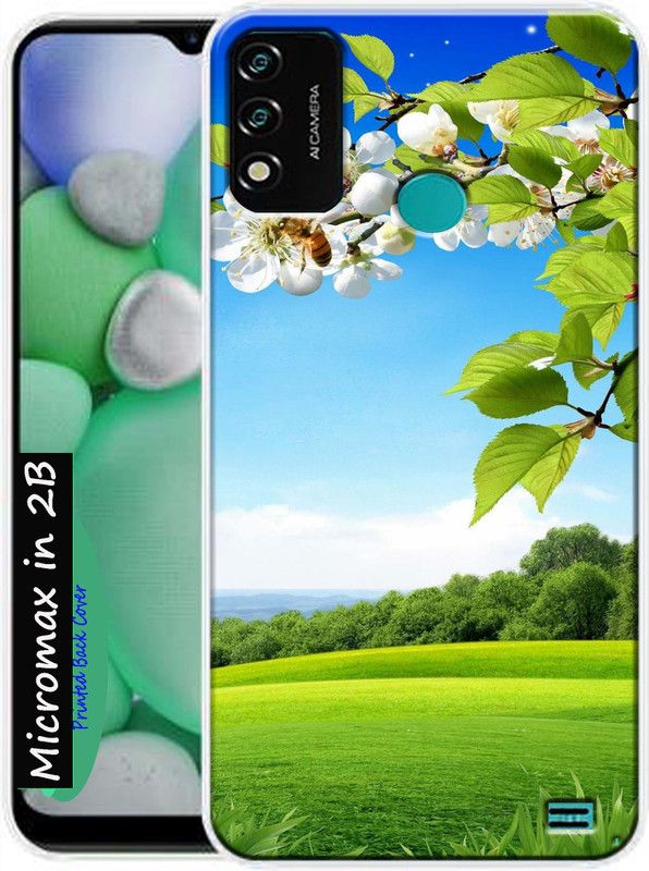 LargCiager Back Cover for Micromax In 2B, Micromax In 2B Back Cover  (Multicolor, Dual Protection, Silicon)