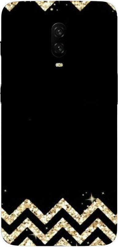 OPSHOPEE.COM Back Cover for One Plus 6T / One Plus 7  (Black, Gold)