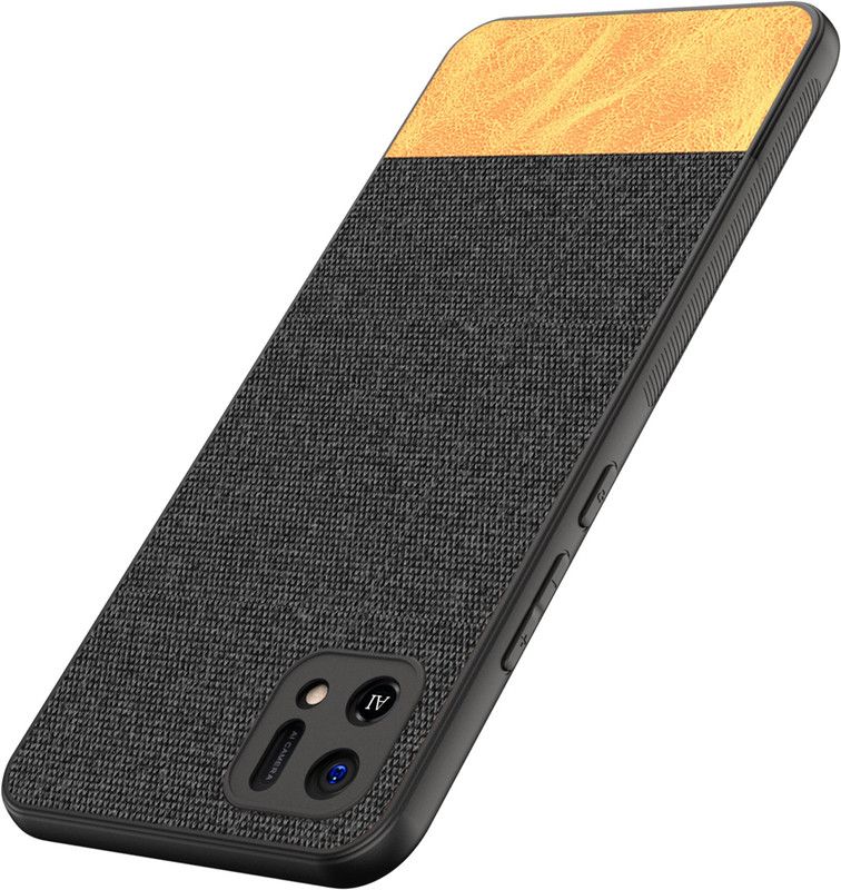 Kapa Back Cover for Oppo A16K  (Black, Brown, Shock Proof, Pack of: 1)