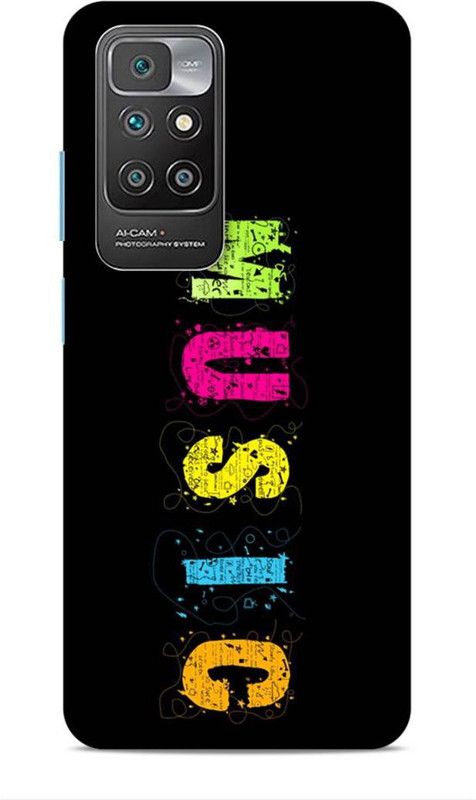 Keviv Back Cover for Redmi 10 Prime  (Black, Pack of: 1)