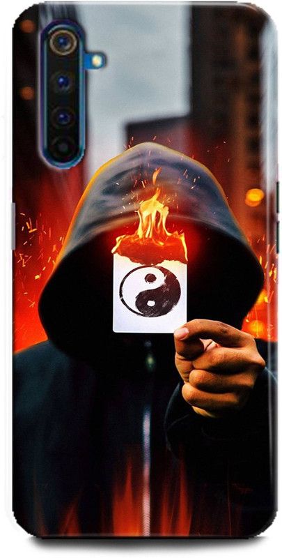 Afterglow Back Cover for Realme 6 ANDROID, CARD, FIRE, IOS, JOKER, JUNK, MASK,NEW, PLAYINGCARD  (Multicolor, Shock Proof, Pack of: 1)
