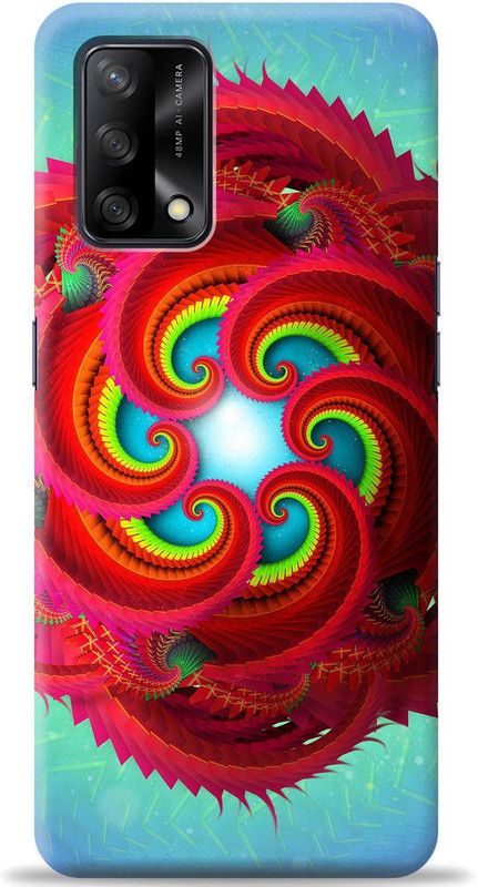 Swagr Back Cover for Oppo F19s  (Red, Shock Proof, Pack of: 1)