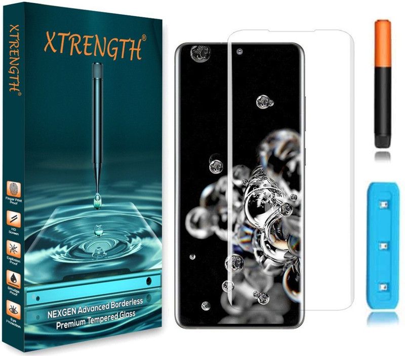 XTRENGTH Edge To Edge Tempered Glass for Vivo X60 Pro  (Pack of 1)