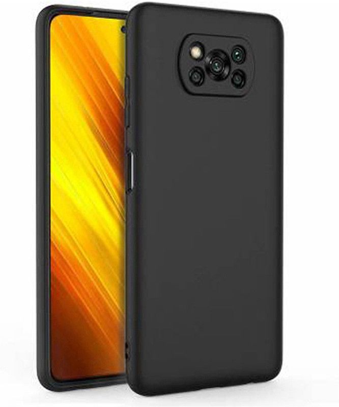 Mobi Socket Back Cover for Poco X3 Pro  (Black, Grip Case, Pack of: 1)
