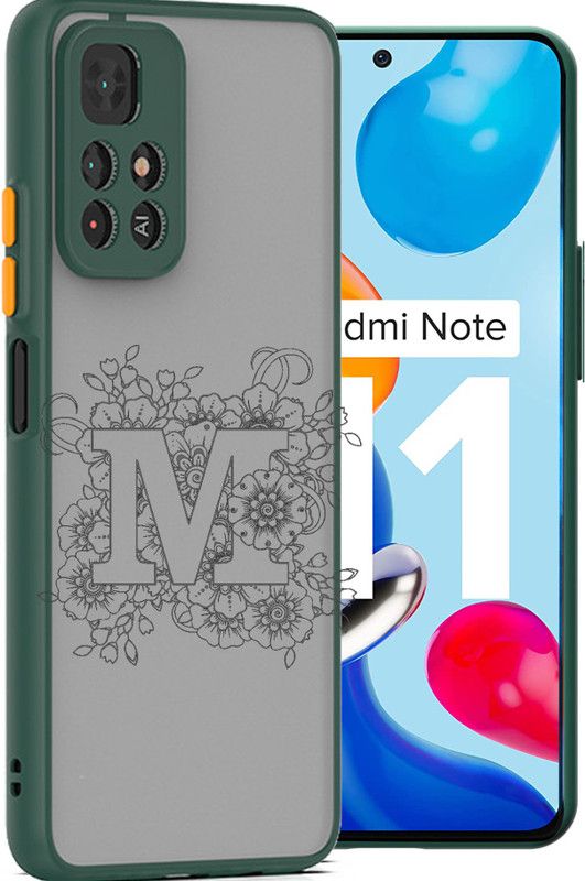Lilliput Back Cover for Mi Redmi Note 11 5G  (Green)