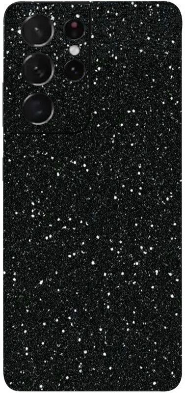 LAMHA Samsung S21 Ultra, samsung s21 ultra Mobile Skin  (Ultra Super Black Glitter Matte With High Matte Finish.)