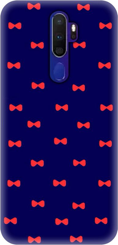 Smutty Back Cover for Oppo A9 2020, CPH1937, CPH1939, CPH1941 - Bow Print  (Multicolor, Hard Case, Pack of: 1)