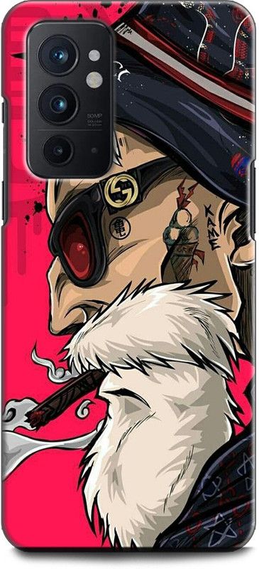 INDICRAFT Back Cover for OnePlus 9RT 5G MASTER ROSHI, ANIME, SMOKY OLD MAN, DRAGON BALL  (Multicolor, Shock Proof, Pack of: 1)