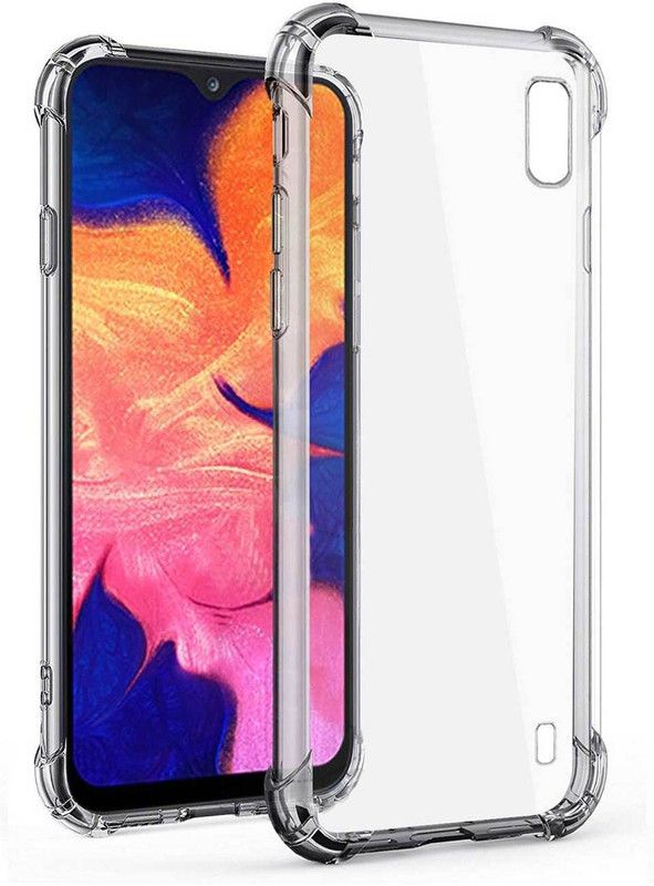 RRTBZ Back Cover for Samsung Galaxy A10  (Transparent, Shock Proof, Silicon, Pack of: 1)