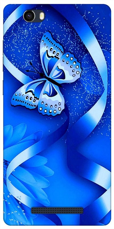 HDPrint Back Cover for Lava A97 4G  (Blue, Grip Case, Silicon, Pack of: 1)