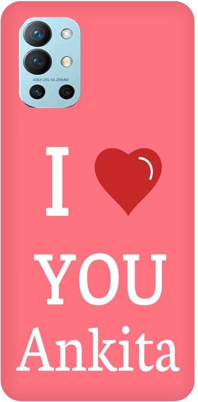 Bluvver Back Cover for OnePlus 9R  (Pink, Hard Case, Pack of: 1)