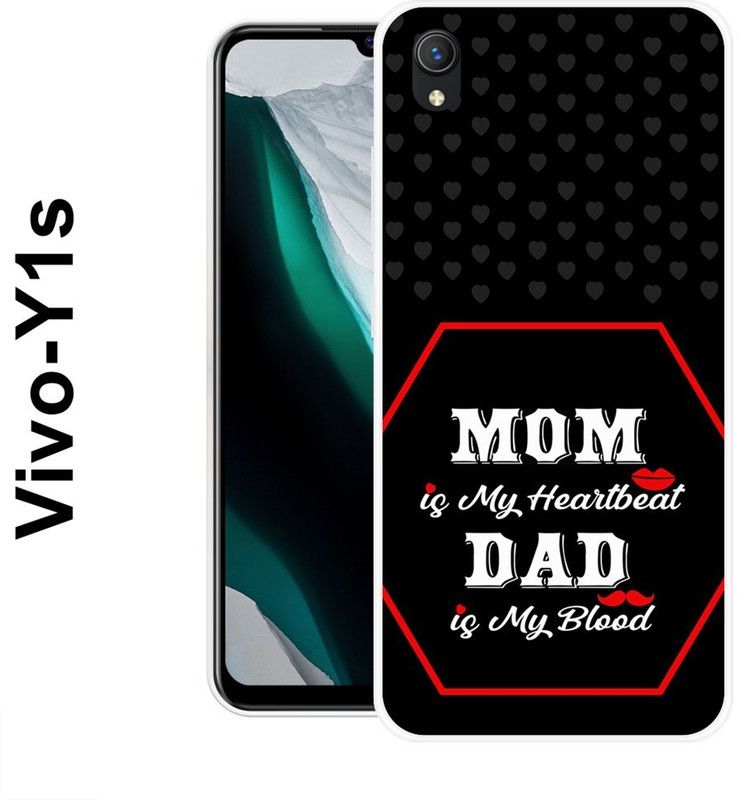 INDIALAND Back Cover for Vivo Y91i, Vivo Y90, Vivo Y1s  (Black, White, Grip Case, Silicon)
