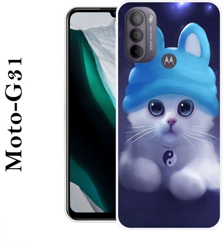 KUDI Back Cover for Motorola Moto G31  (Multicolor, Grip Case, Silicon)