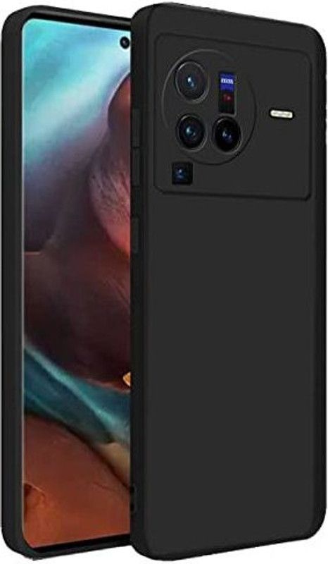 AB PRIME Back Cover for vivo X80 Pro 5G, vivo X80 Pro  (Black, Shock Proof, Silicon, Pack of: 1)
