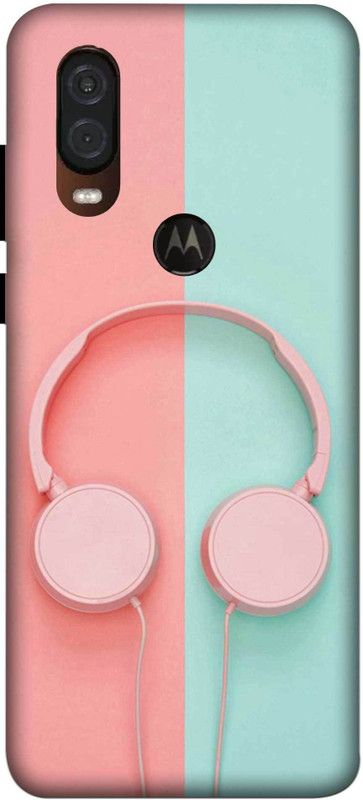 NDCOM Back Cover for Motorola One Vision Music Headphone Printed  (Multicolor, Hard Case, Pack of: 1)