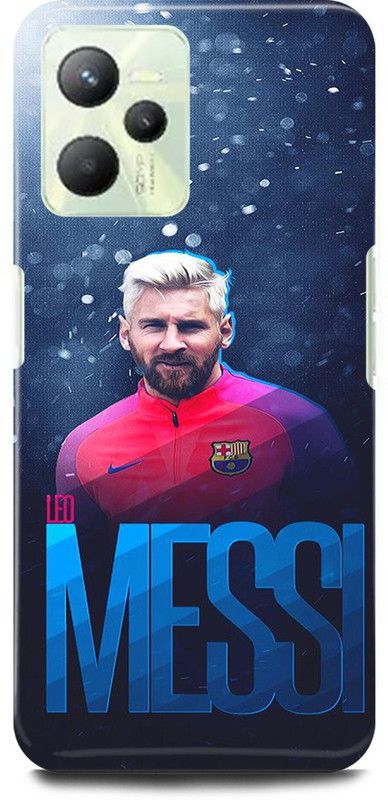 play fast Back Cover for Realme C35, RMX3511 LIONEL, MESSI, FOOTBALL, PLAYER  (Blue, Hard Case)