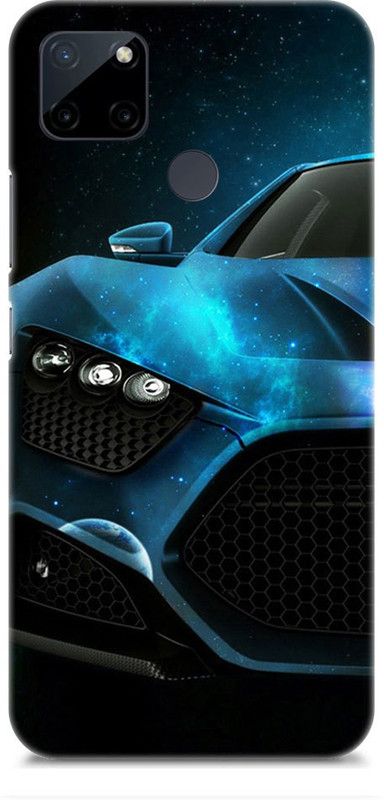 Chiraiyaa Back Cover for realme C21Y  (Blue, Black, Hard Case)