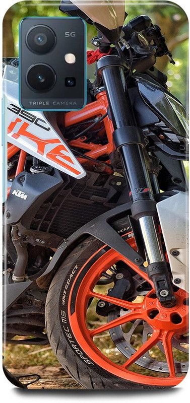 play fast Back Cover for Vivo y75 5G, V2142 KTM, BIKE, LOVER, RIDER, KTM, DUKE  (Multicolor, Hard Case, Pack of: 1)