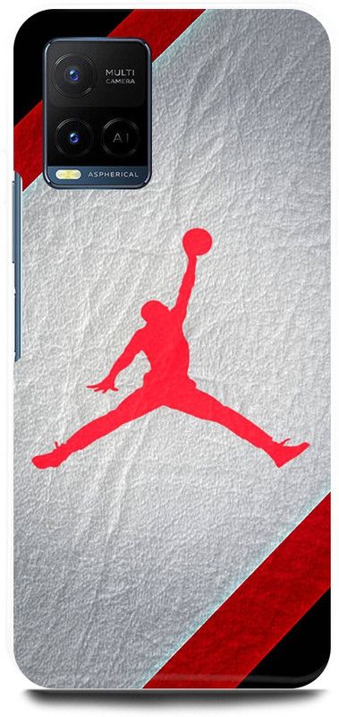 play fast Back Cover for Vivo Y33T, V2146 JORDAN, SIGN, LOGO, DESIGN  (Red, Hard Case, Pack of: 1)