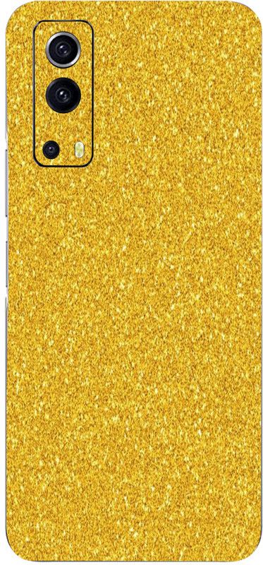 Mclaxa Vivo iQoo Z3, vivo iqoo z3, Vivo iQoo Z3 Mobile Skin  (Golden Gliter1 Skin With Super matte finish)