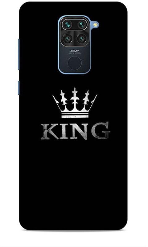 Printabulous Back Cover for Redmi Note 9  (Black, Waterproof)