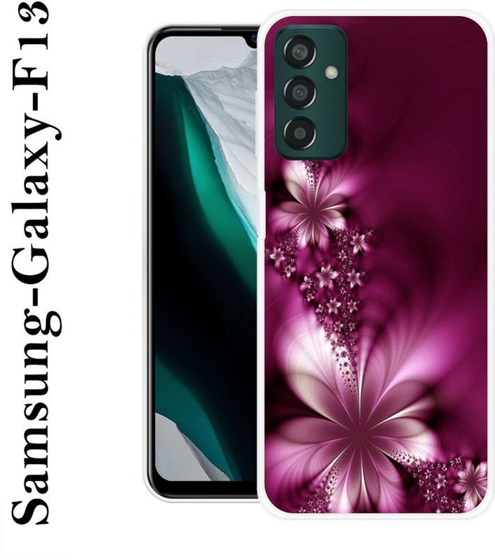 SHIVKUDI Back Cover for Samsung Galaxy F13  (Purple, Grip Case, Silicon)