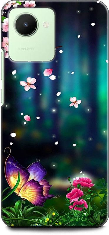 WallCraft Back Cover for Realme C30, RMX3581 FLOWERS, MANDALA, COLORFUL, ABSTRACT, PAINTING  (Multicolor, Dual Protection, Pack of: 1)