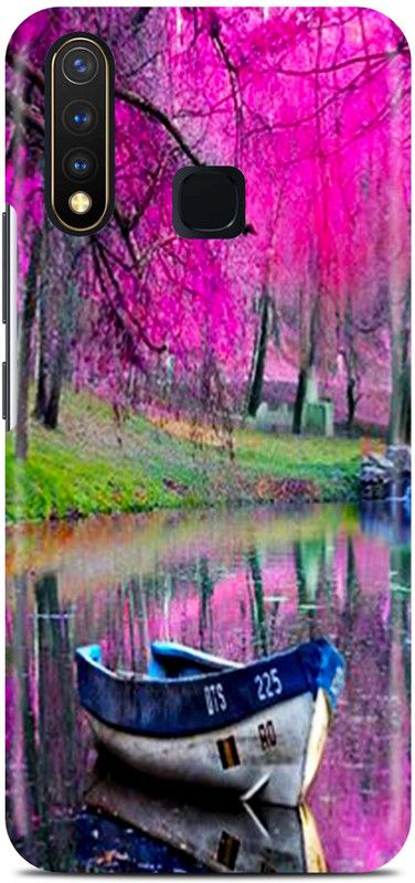 Sankee Back Cover for Vivo U20 / Vivo 1921  (Pink, Hard Case)