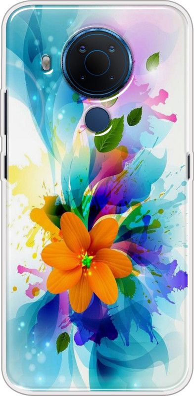 Hansviprint Back Cover for Nokia 5.4  (Multicolor, Grip Case, Silicon, Pack of: 1)