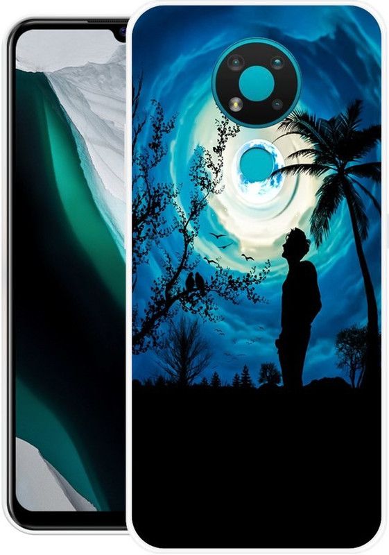 KLC Back Cover for Nokia 3.4  (Multicolor, Grip Case, Silicon)