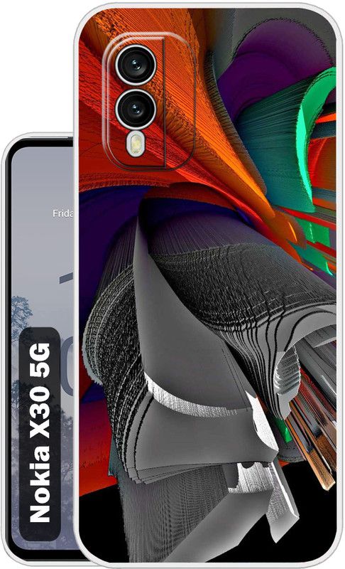 Flipkart SmartBuy Back Cover for Nokia X30 5G  (Multicolor, Dual Protection, Silicon, Pack of: 1)