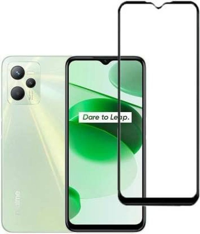 VISHZONE Edge To Edge Tempered Glass for Realme C35  (Pack of 1)