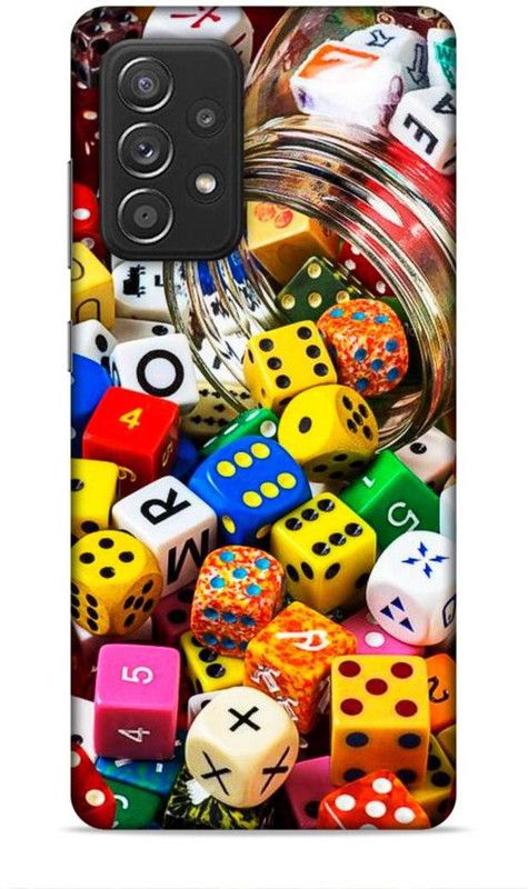 Jellybird Back Cover for Samsung Galaxy A52  (Multicolor, 3D Case)