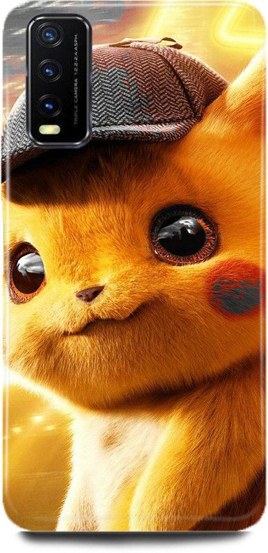 FUGGA Back Cover for Vivo Y20A, V2101, PIKACHU, POKEMON, TV, SERIES, CARTOON  (Multicolor, Hard Case, Pack of: 1)