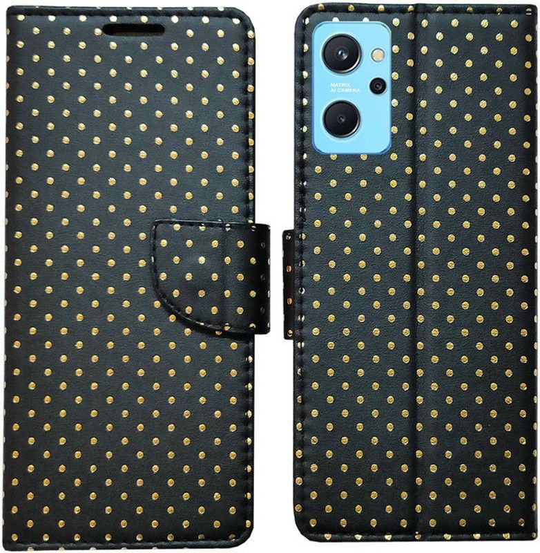 AD Enterprises Flip Cover for Realme 9I in High Quality Material  (Black, Magnetic Case, Pack of: 1)