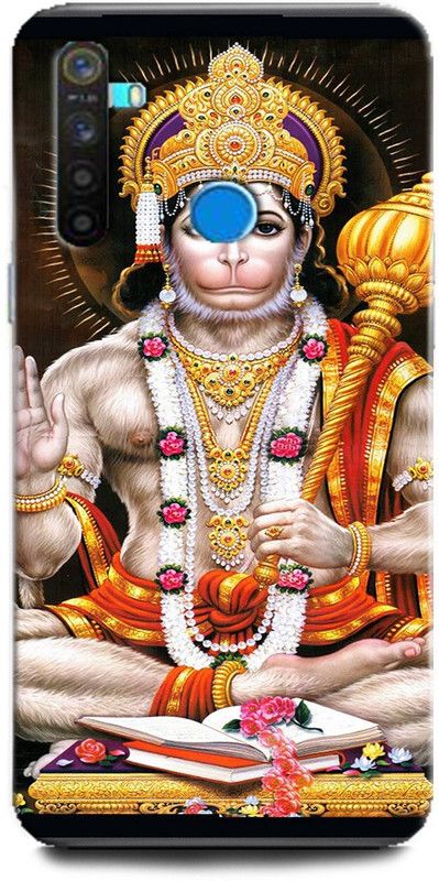 GRAFIQE Back Cover for Realme 5s/ Hanuman ji , Lord Hanuman, God, Bajrangbali  (Multicolor, Shock Proof, Pack of: 1)