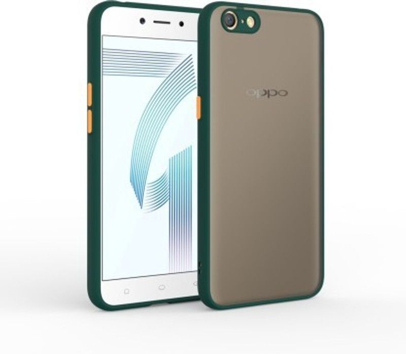 Cermarise Back Cover for Oppo A71  (Green, Camera Bump Protector, Pack of: 1)